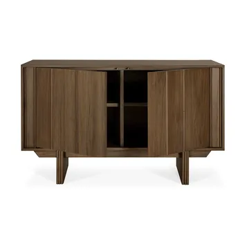 Pillar Sideboard - Wild brown Teak, 119 cm - Ethnicraft