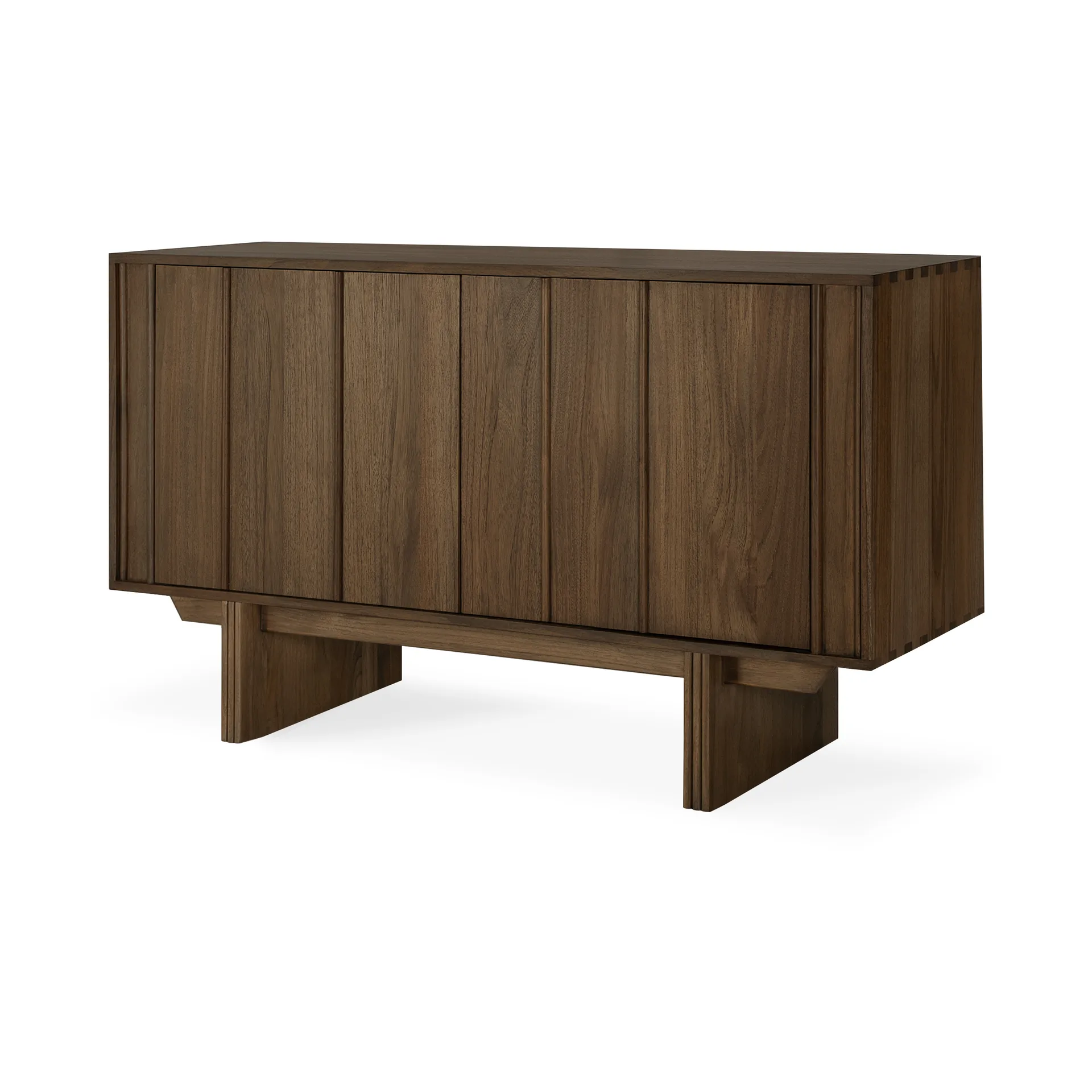 Pillar Sideboard, Wild brown Teak, 119 cm Ethnicraft