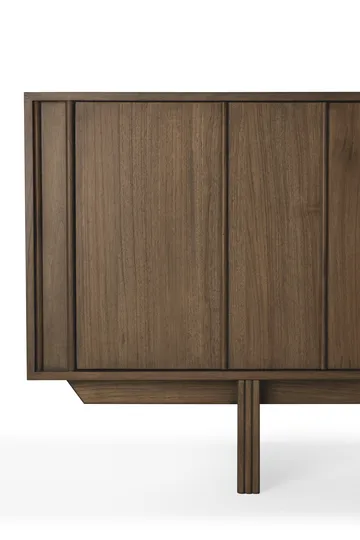 Pillar Sideboard - Wild brown Teak, 119 cm - Ethnicraft