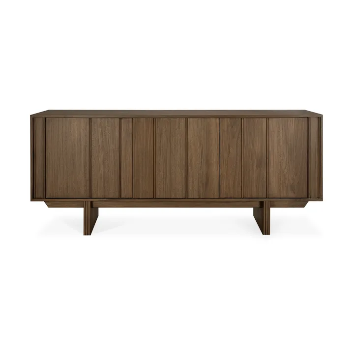 Pillar Sideboard - Wild brown teak, 169 cm - Ethnicraft