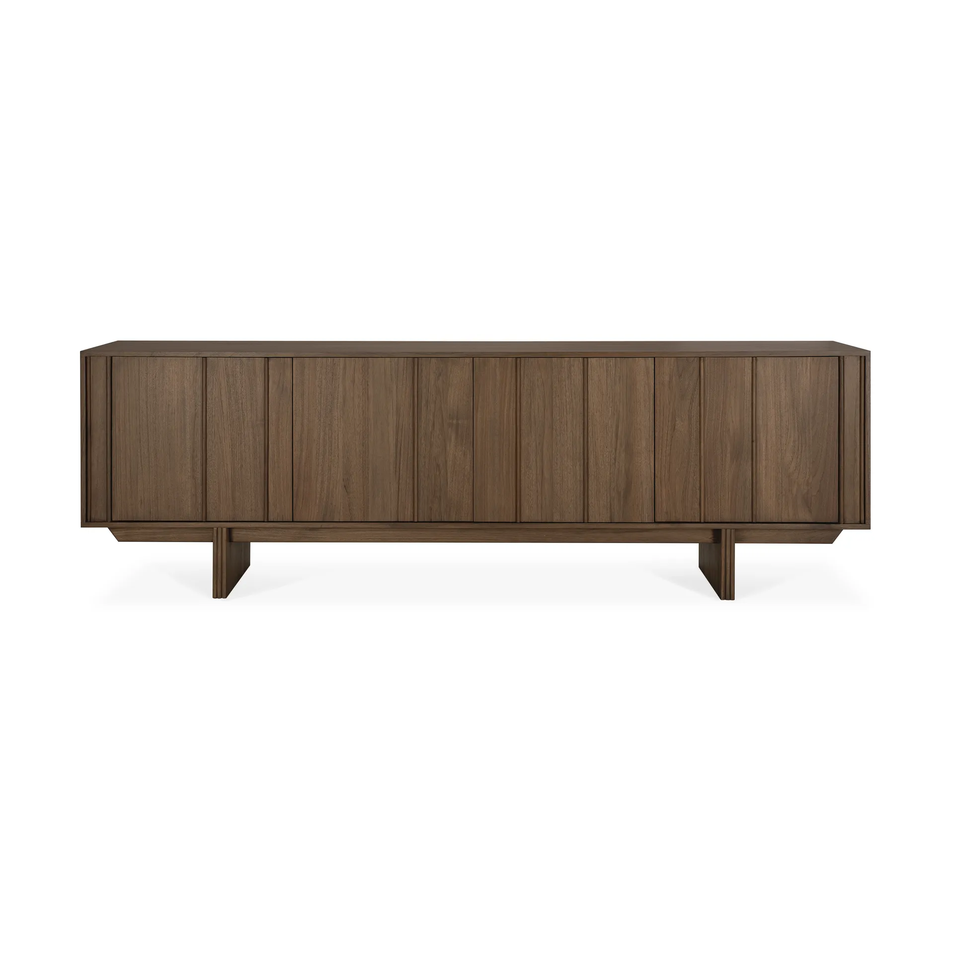 Pillar Sideboard, Wild brown teak, 220 cm Ethnicraft