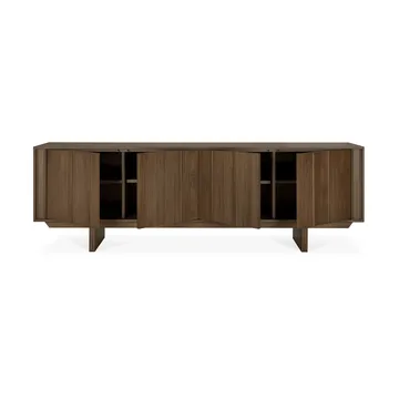 Pillar Sideboard - Wild brown teak, 220 cm - Ethnicraft