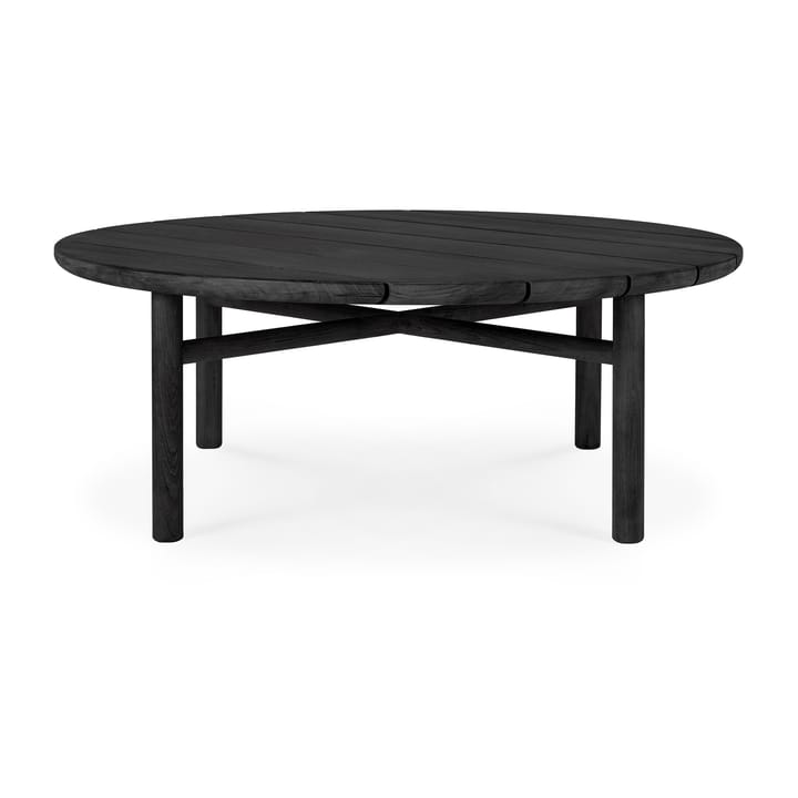 Quatro Outdoor Couchtisch schwarzgebeizt teak - Ø95 cm - Ethnicraft