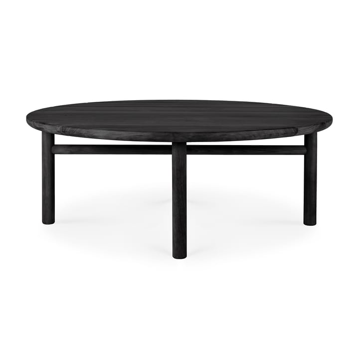 Quatro Outdoor Couchtisch schwarzgebeizt teak, Ø95 cm Ethnicraft