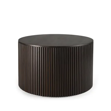 Roller Max Couchtisch rund - Mahagony dunkelbraun 60 cm - Ethnicraft