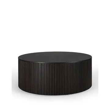 Roller Max Couchtisch rund - Mahagony dunkelbraun 80 cm - Ethnicraft