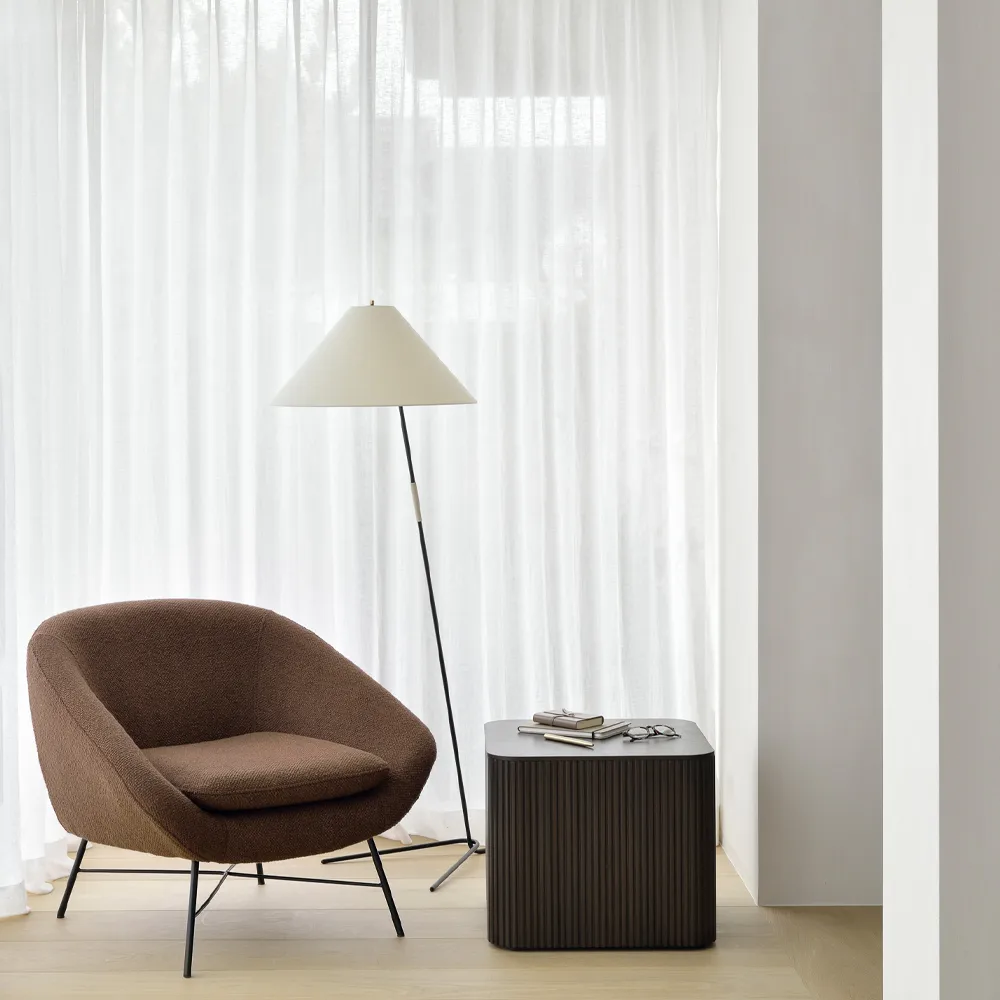 Roller Max Siteboard, Mahogny dark brown round Ethnicraft