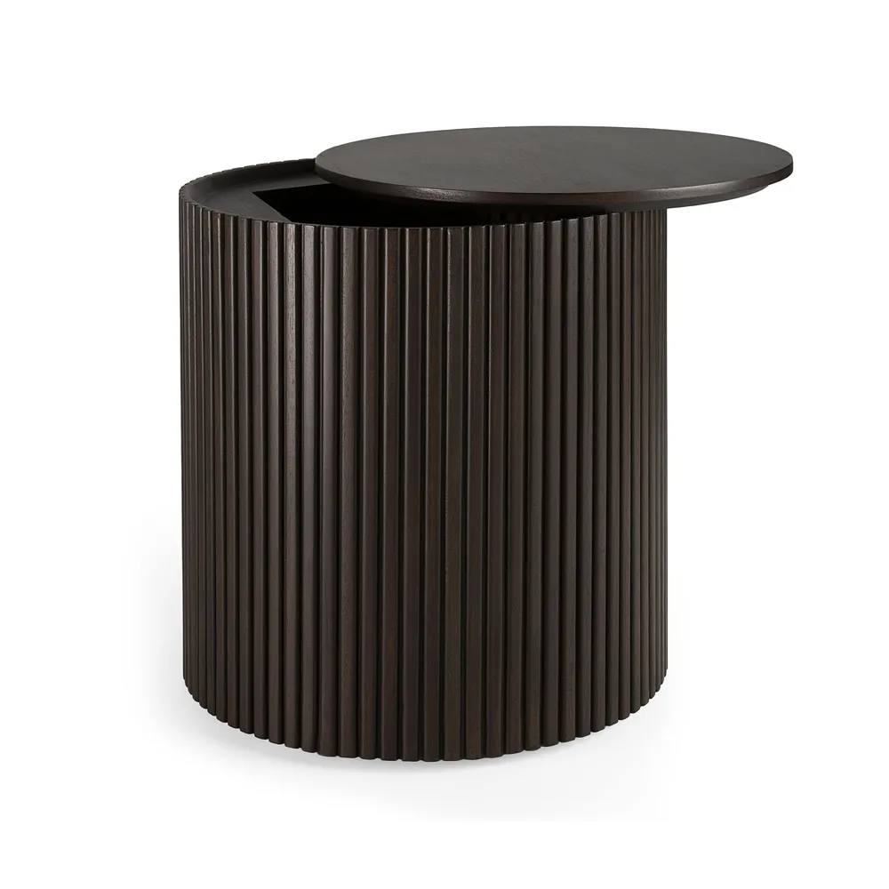 Roller Max Siteboard, Mahogny dark brown round Ethnicraft