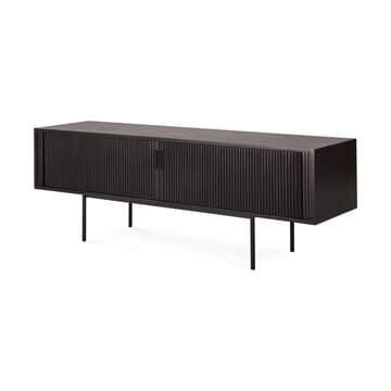 Roller Max TV-bänk - Lackierte teak-svart im 2-teilig - Ethnicraft