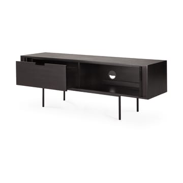 Roller Max TV-bänk - Lackierte teak-svart im 2-teilig - Ethnicraft