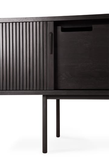 Roller Max TV-bänk - Lackierte teak-svart im 2-teilig - Ethnicraft