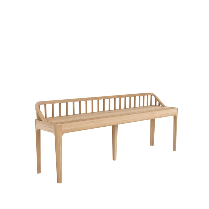Spindle Bank 60x150 cm - Eiche mit Rückenlehne - Ethnicraft