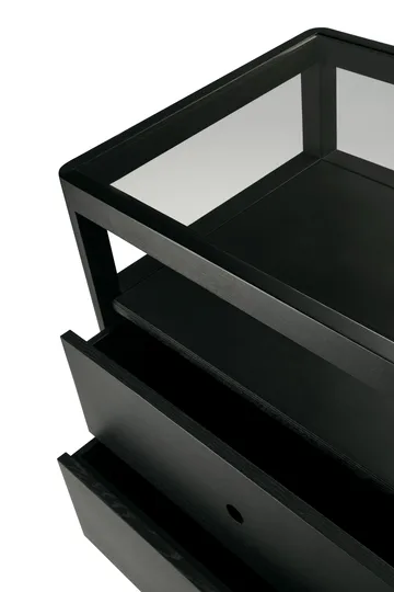 Spindle Kommode - Schwarz lackierte Eiche, 4 Schubladen - Ethnicraft