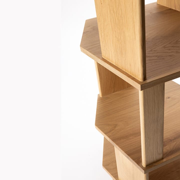 Stairs Column Regal, Oak wax oil 204x45 cm Ethnicraft