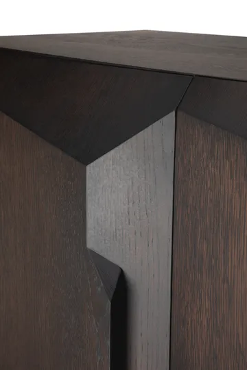 Stairs Schrank - Braun lackierte Eiche-2 Türen, 100x150 cm - Ethnicraft