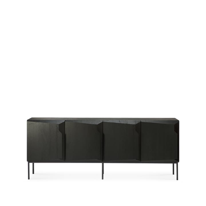 Stairs Sideboard 4-türig - Svartbetsad ek 200x80x46 cm - Ethnicraft