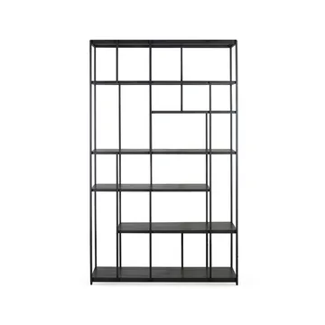 Studio Rack Regal 205x120 cm - Schwarzes Teak - Ethnicraft