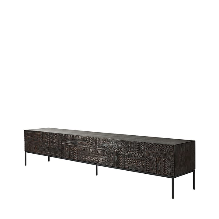 Tabwa Fernsehbank, Schwarz Teak 51x240 cm Ethnicraft