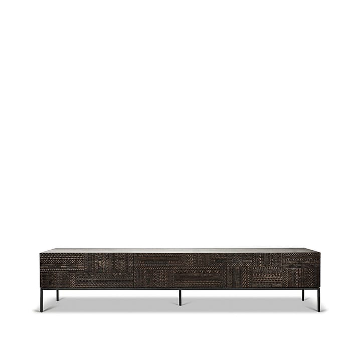 Tabwa Fernsehbank - Schwarz Teak 51x240 cm - Ethnicraft