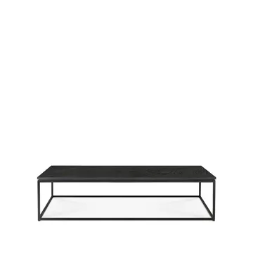 Thin Couchtisch 120x70 cm - Schwarz Eiche-Metall 120x70 cm - Ethnicraft