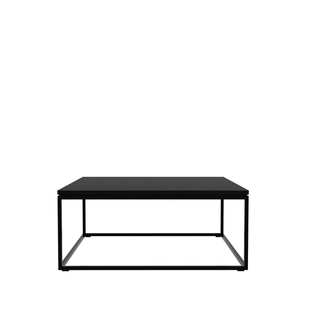Thin Couchtisch 70x70 cm, Schwarz Eiche Metall Ethnicraft