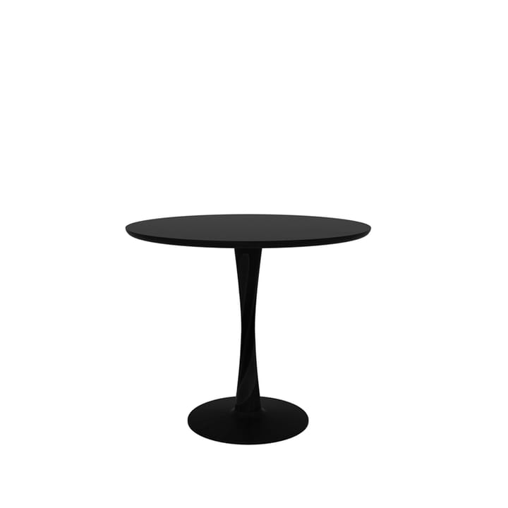 Torsion-Esstisch rund schwarzbehandelte Eiche - Ø90 cm - Ethnicraft