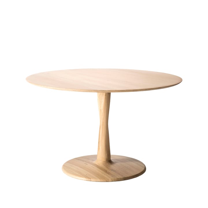 Torsion-Esstisch rund weißpigmentiertes Hartwachsöl - Ø127 cm - Ethnicraft