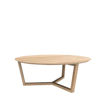 Tripod Couchtisch 36x96 cm - Hartholz geölte Eiche - Ethnicraft