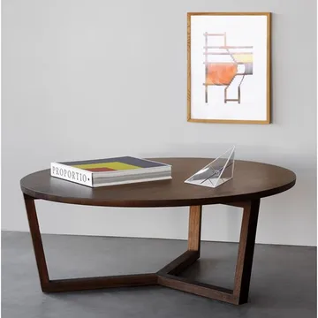 Tripod Couchtisch 36x96 cm - Hartholz geölte Eiche - Ethnicraft