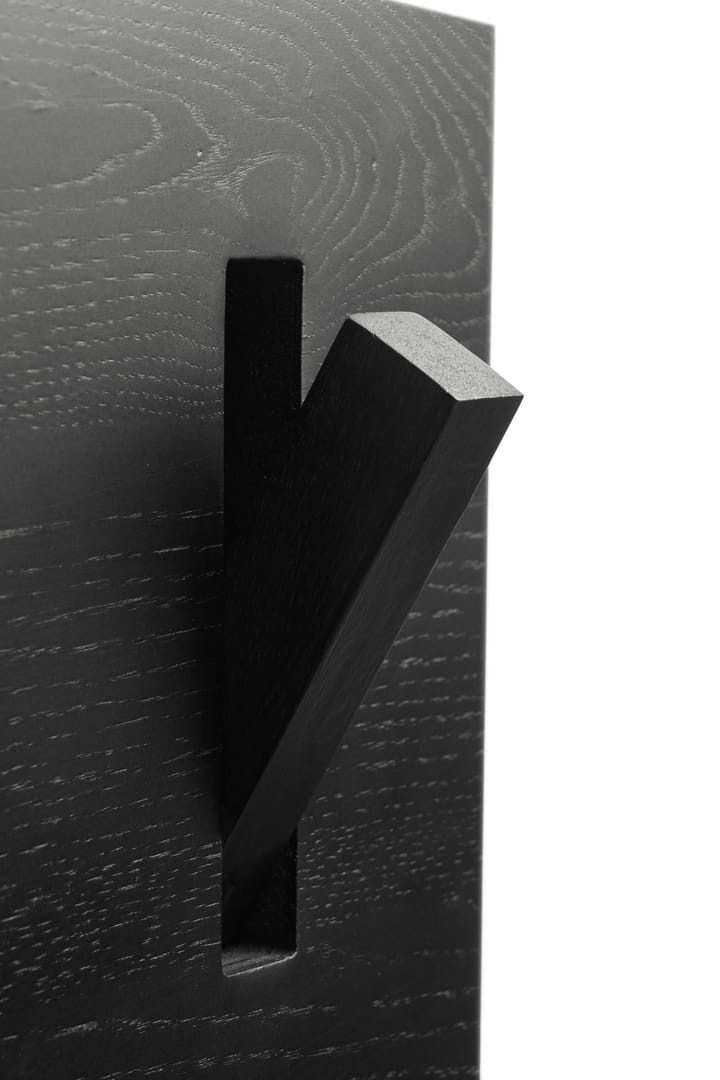 Utilitile wall hanger Kleiderhaken, Lackierte Eiche-black-groß Ethnicraft