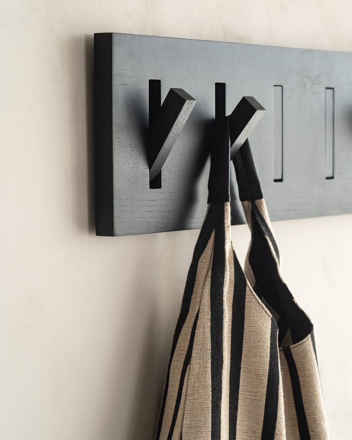 Utilitile wall hanger Kleiderhaken, Lackierte Eiche-black-groß Ethnicraft