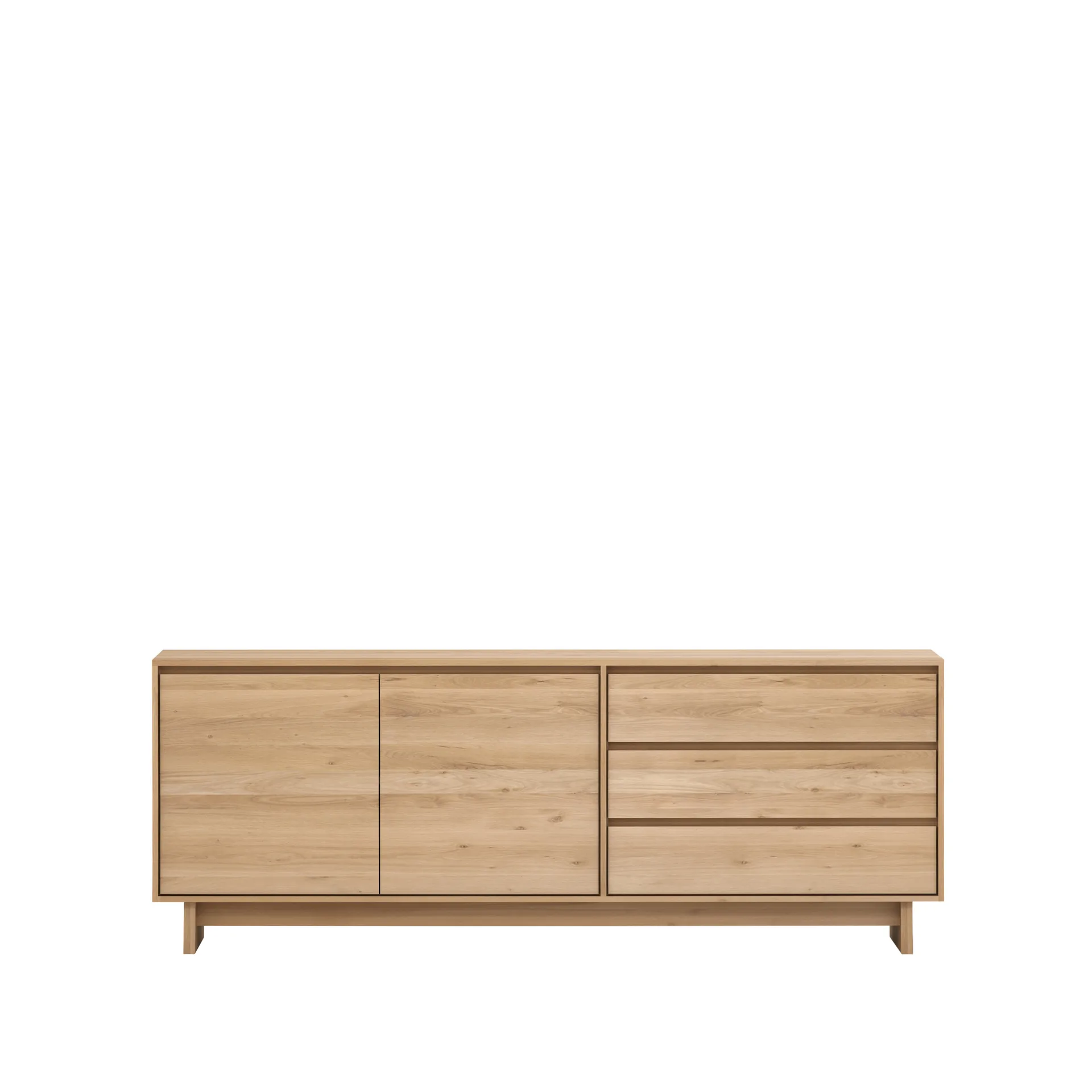 Wave Sideboard, Gewachste Eiche 2-türig 3 Schubladen Ethnicraft
