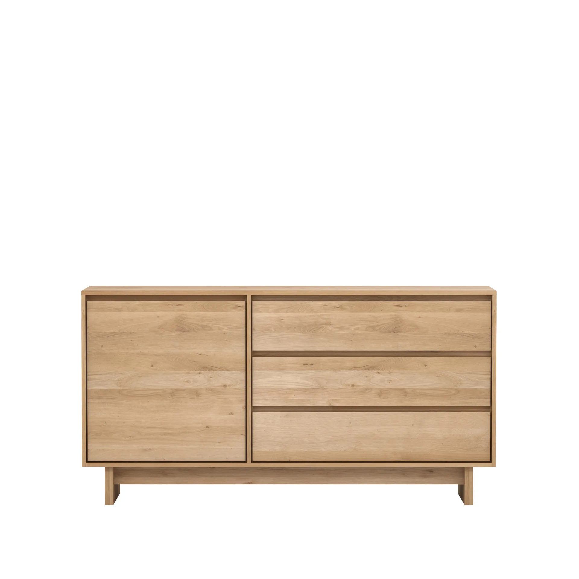 Wave Sideboard, Wachsölte Eiche 1 Tür 3 Schubladen Ethnicraft