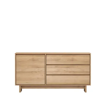 Wave Sideboard - Wachsölte Eiche 1 Tür 3 Schubladen - Ethnicraft