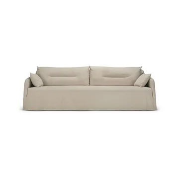 Weave Sofa abnehmbarer Bezug - Bone, 3-sitzig - Ethnicraft