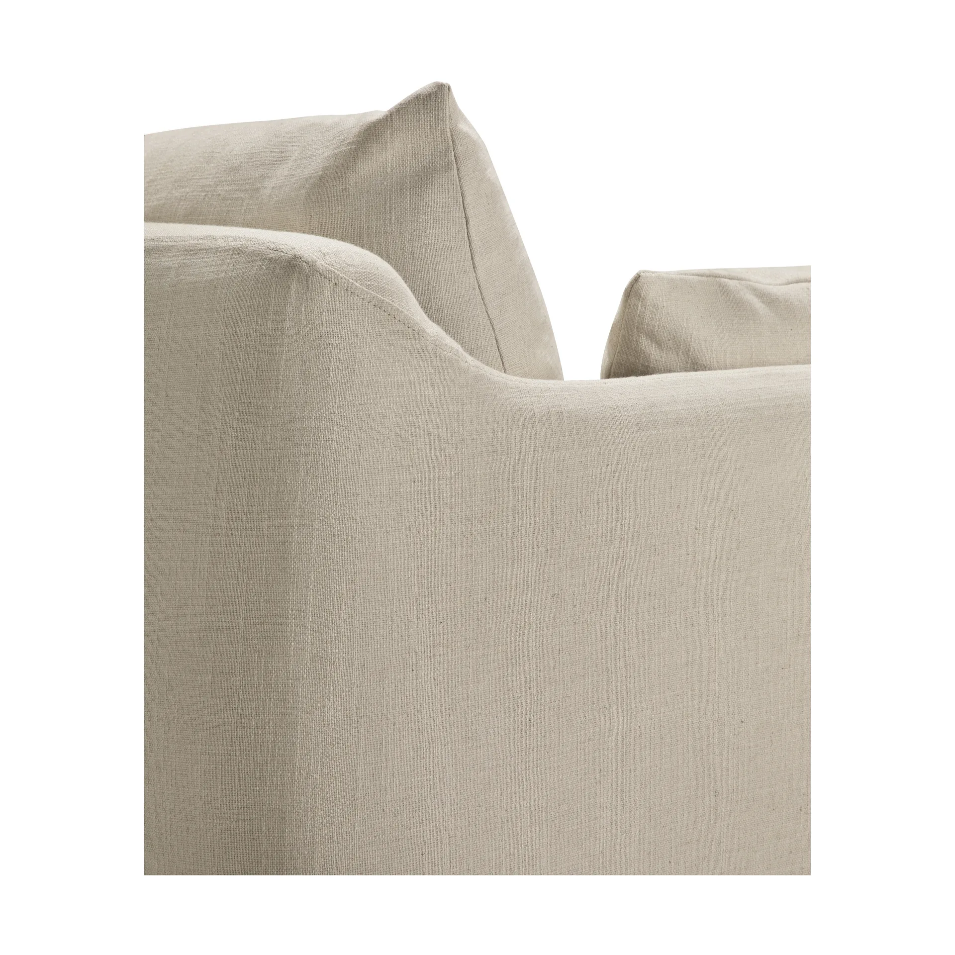 Weave Sofa abnehmbarer Bezug, Bone, 3-sitzig Ethnicraft