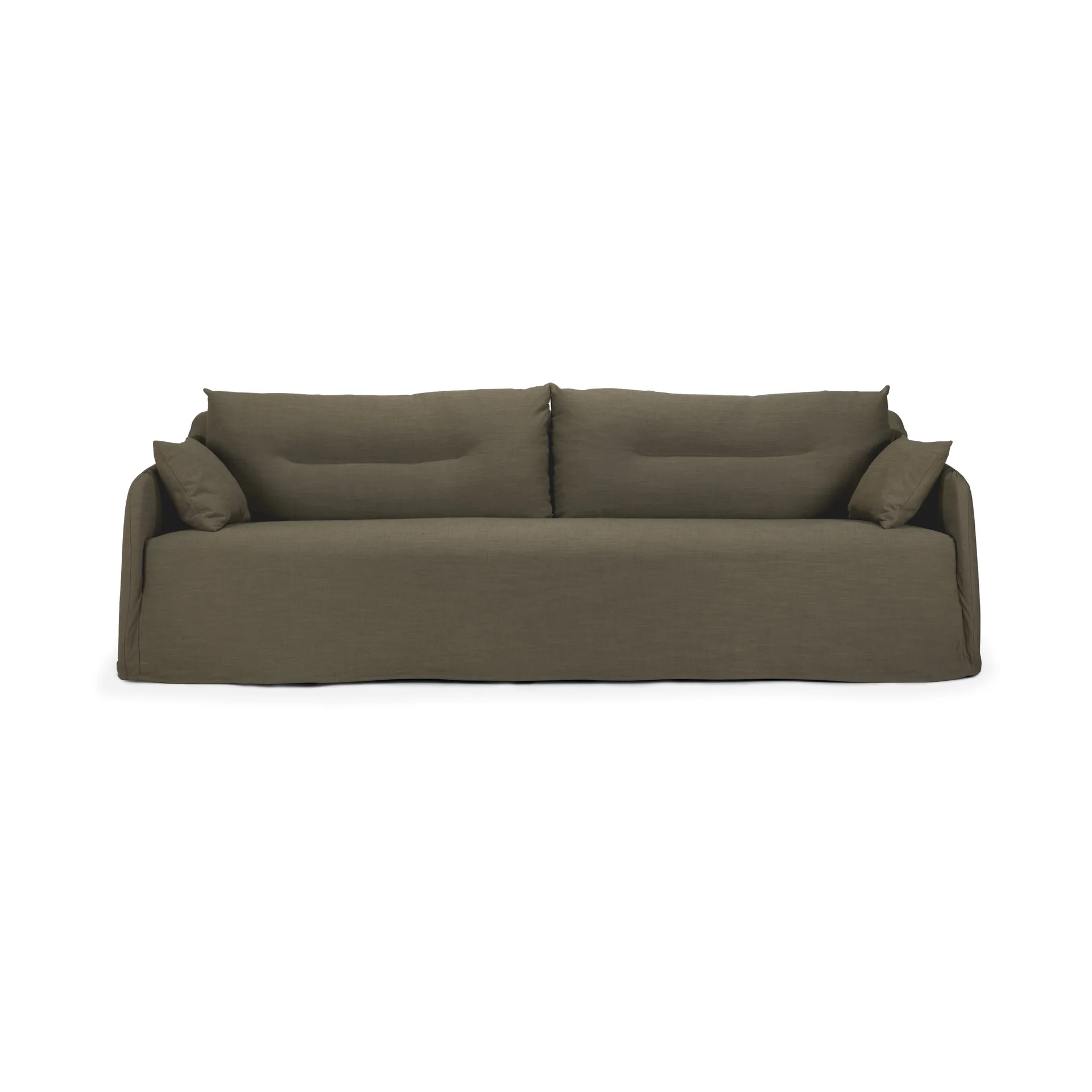 Weave Sofa abnehmbarer Bezug, Green, 3-sitzig Ethnicraft