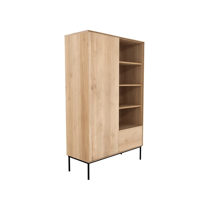 Whitebird Schrank, Wachsgeölte Eiche-Schwarzer Metall Ethnicraft