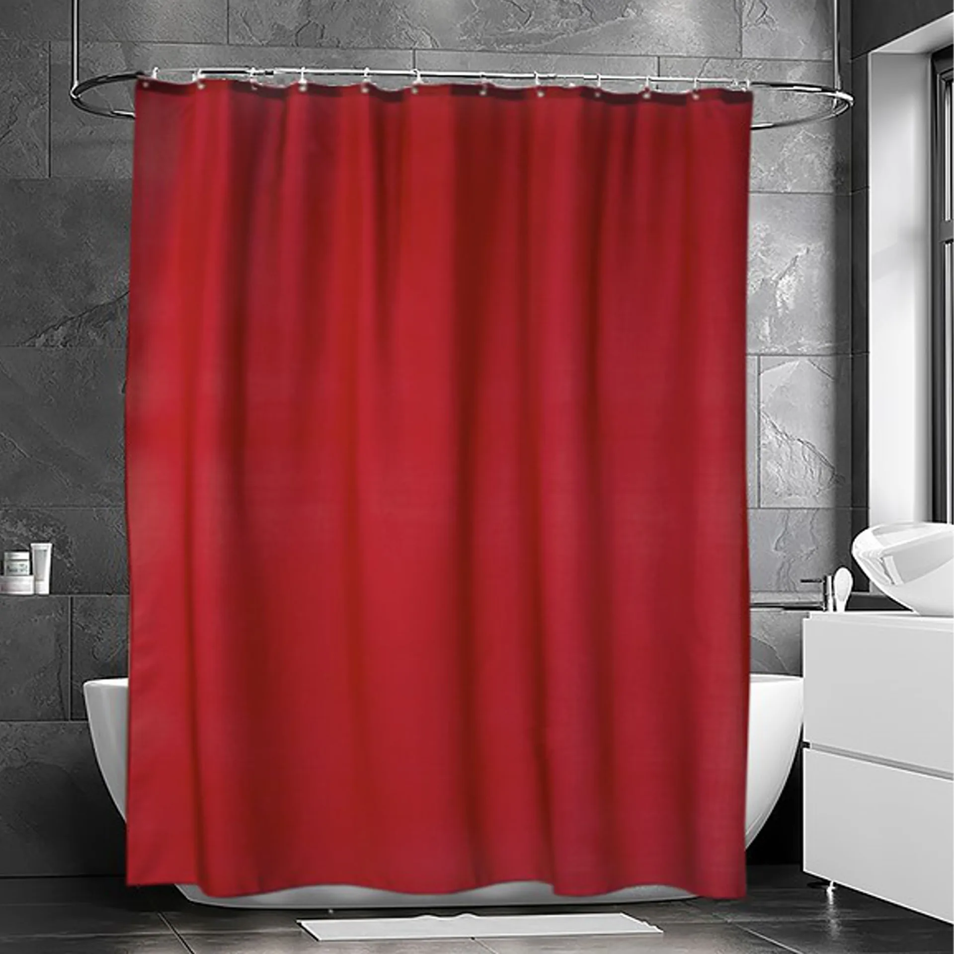 Match Duschvorhang, Rot Etol Design