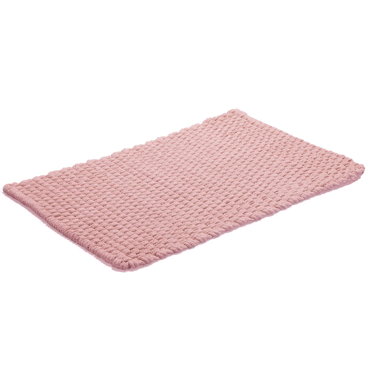 Etol Design Rope Teppich 70 x 120cm Dusty pink | Skandinavisches Design | Badezimmerteppiche | Rosa