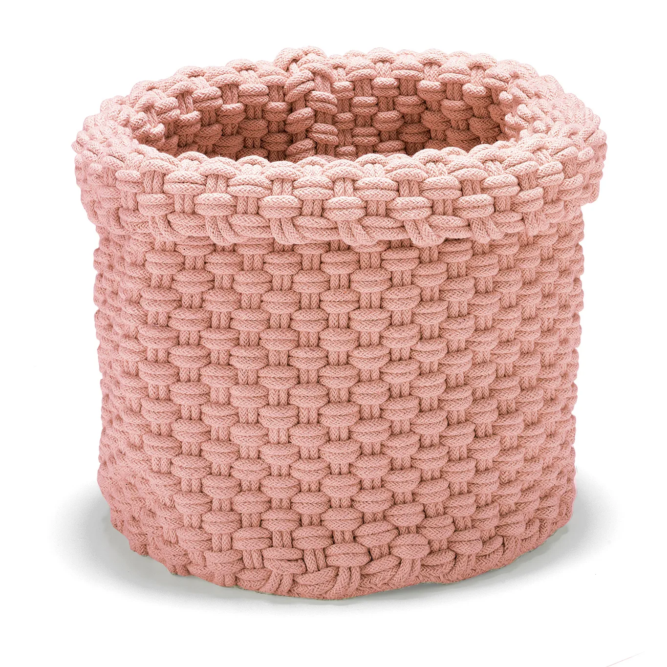 Rope Verwahrungskorb groß, Dusty pink Etol Design