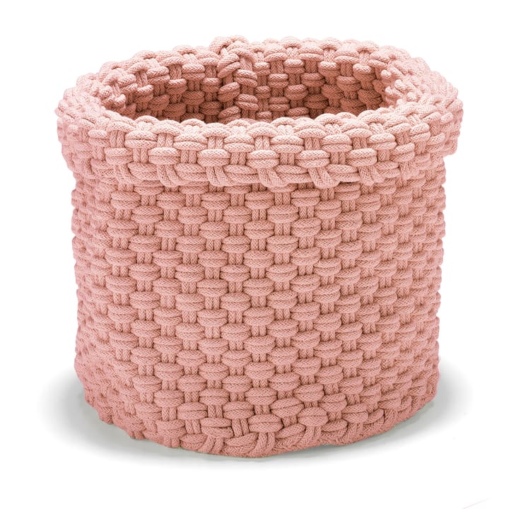 Rope Verwahrungskorb groß - Dusty pink - Etol Design