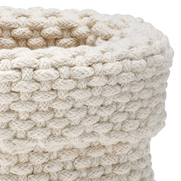 Rope Verwahrungskorb, Naturweiß Etol Design