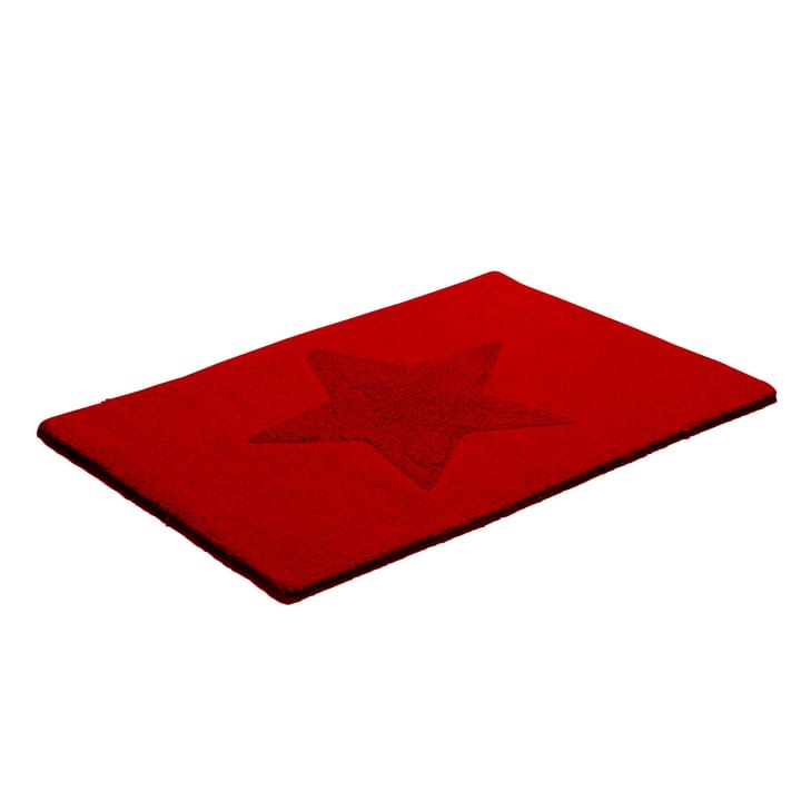 Star kleiner Badezimmerteppich - Rot - ETOL Design