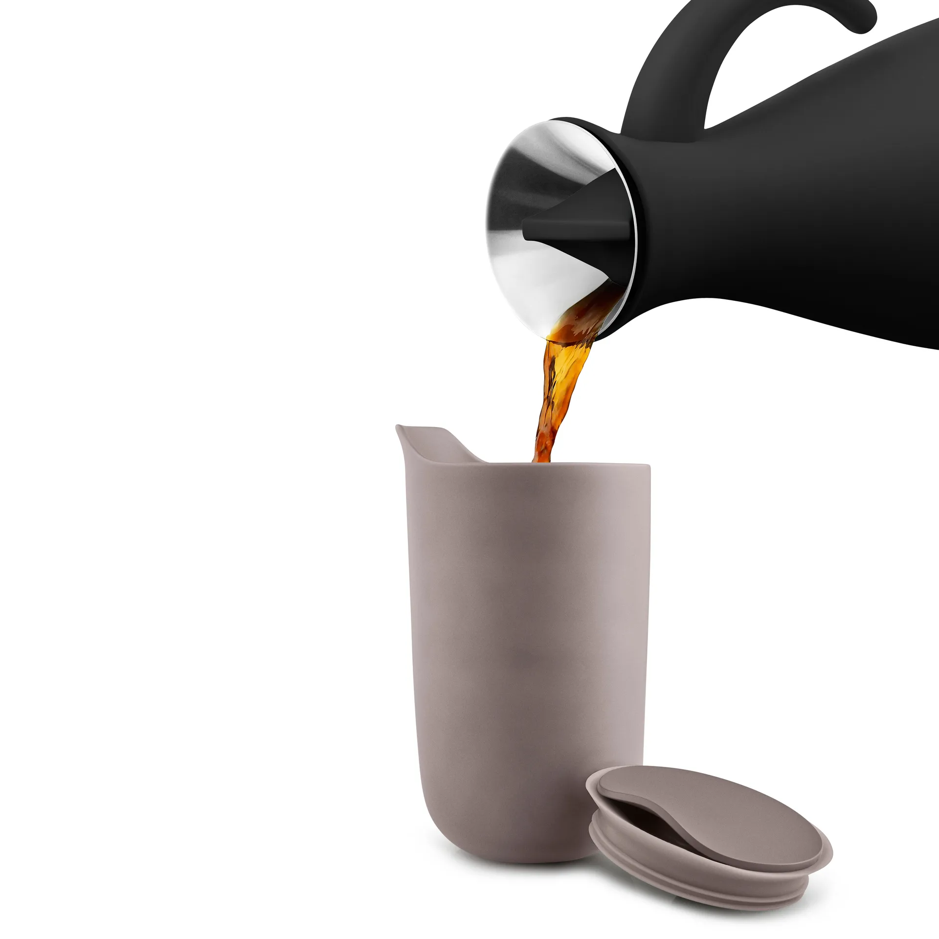 Eva Solo Isolierbecher Keramik 28cl, Grau Eva Solo