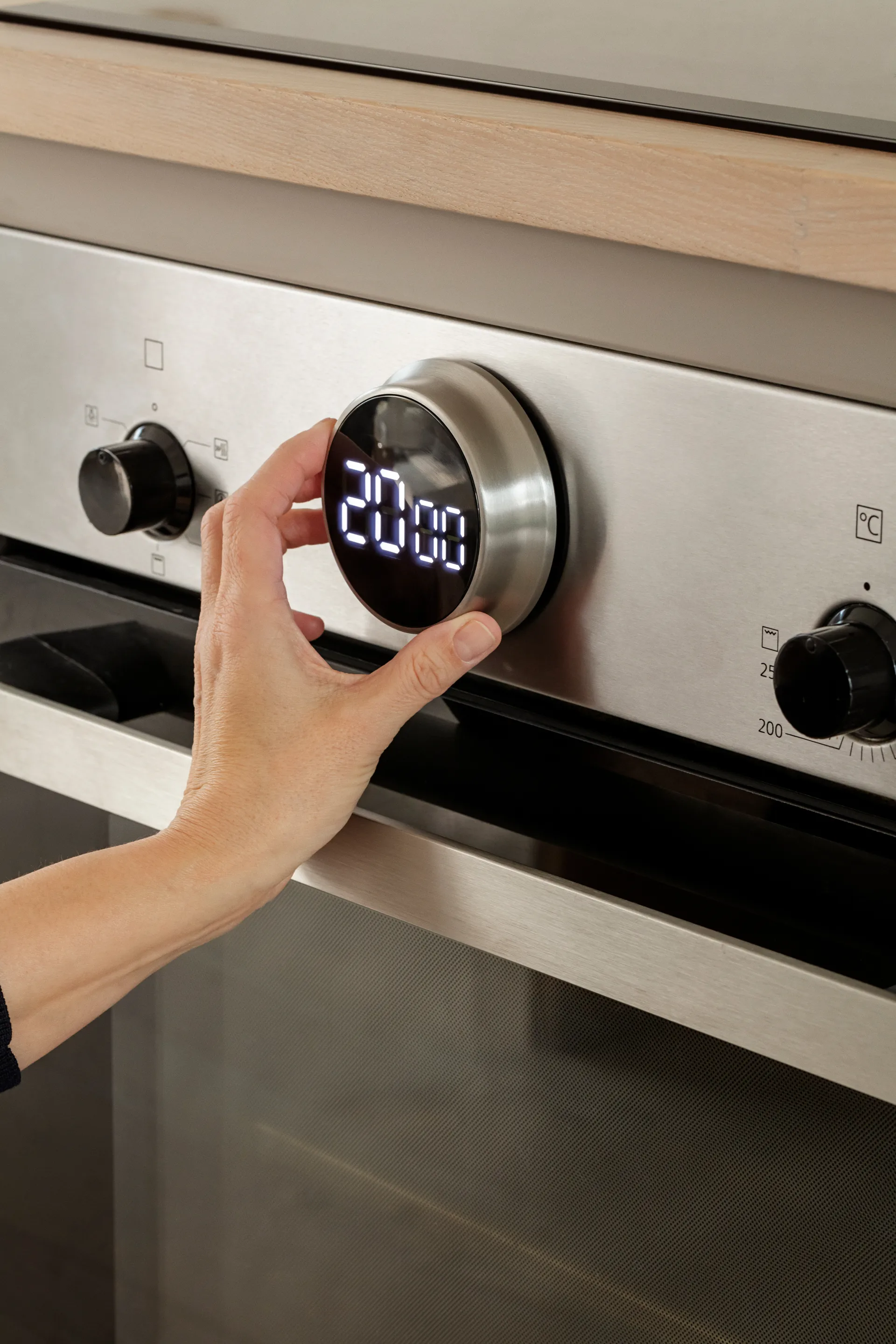 Eva Solo magnetische Timer, Brushed steel Eva Solo