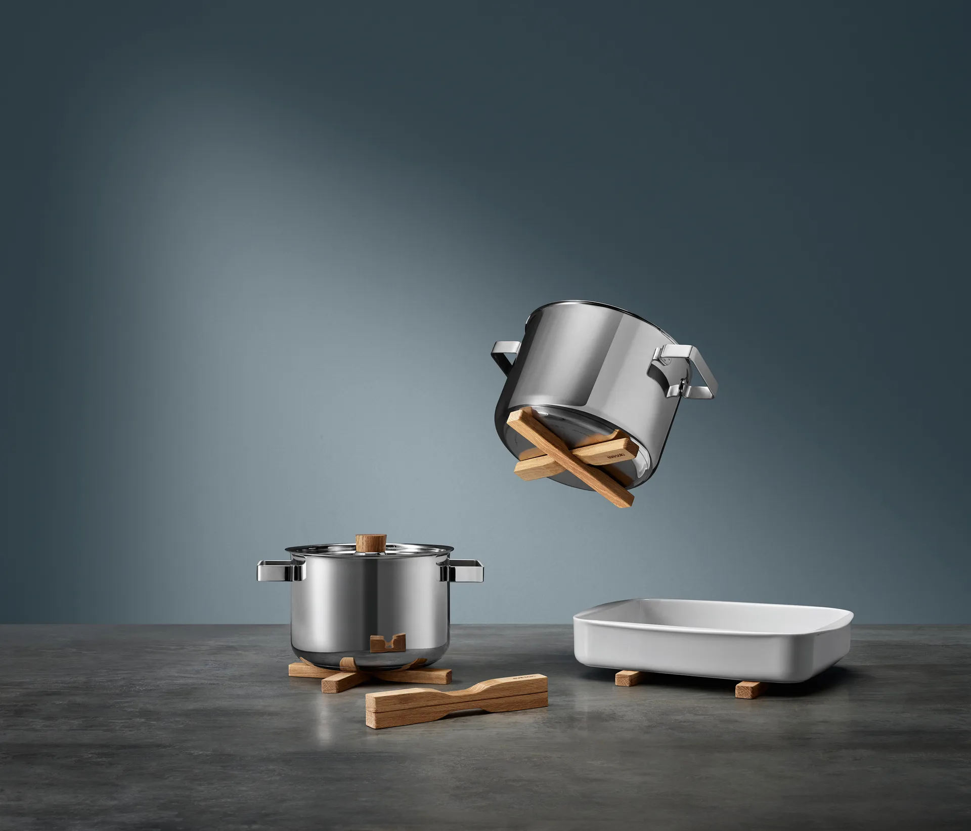 Eva Solo magnetiskt Topfuntersetzer oak, Braun Eva Solo