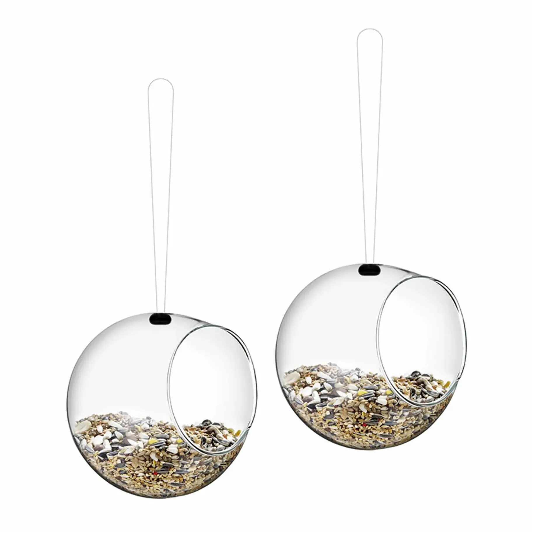 Eva Solo mini Bird Feeders 2er Pack, Klar Eva Solo