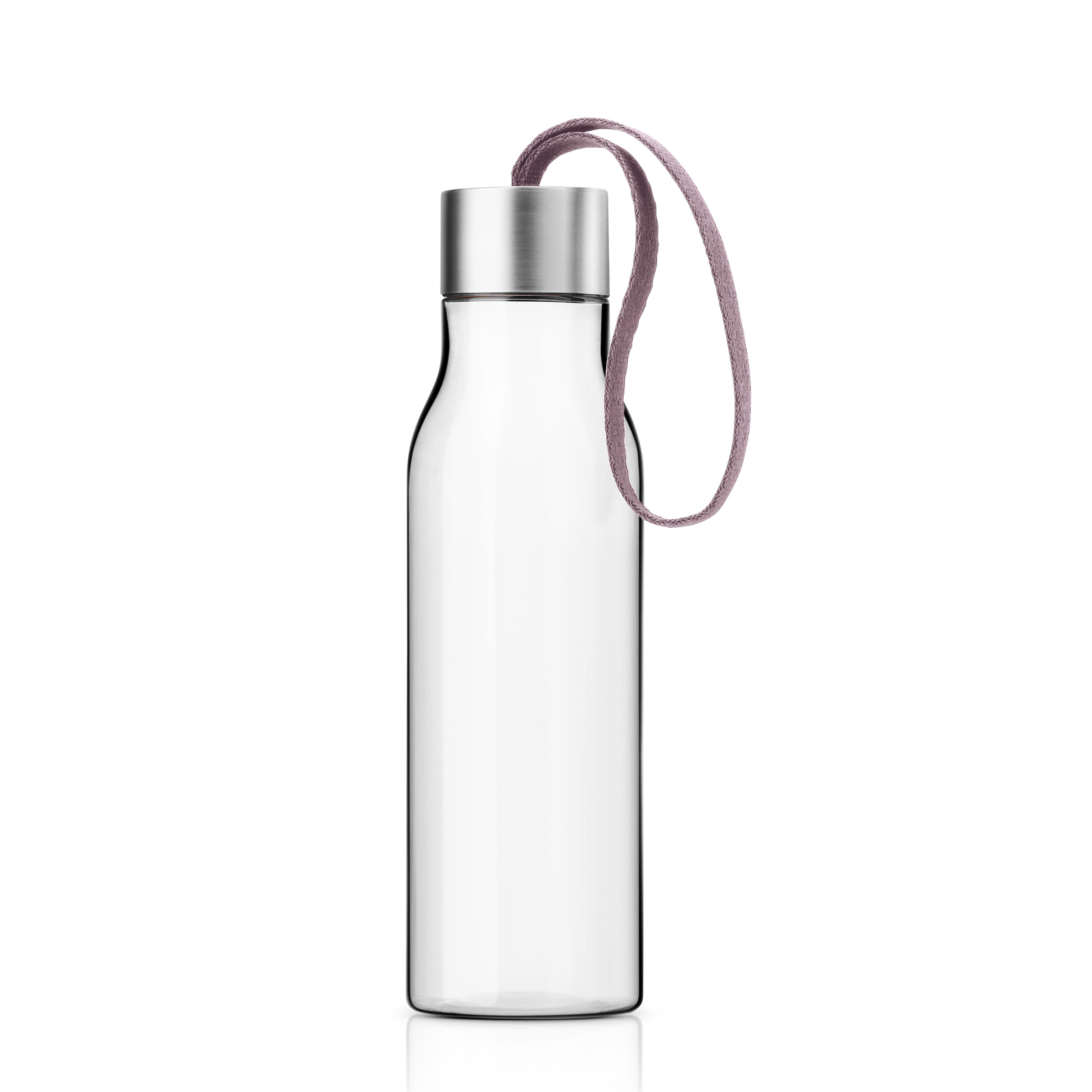 EVA Trinkflasche Glas (0.5 l, Transparent, Anthrazit) günstig