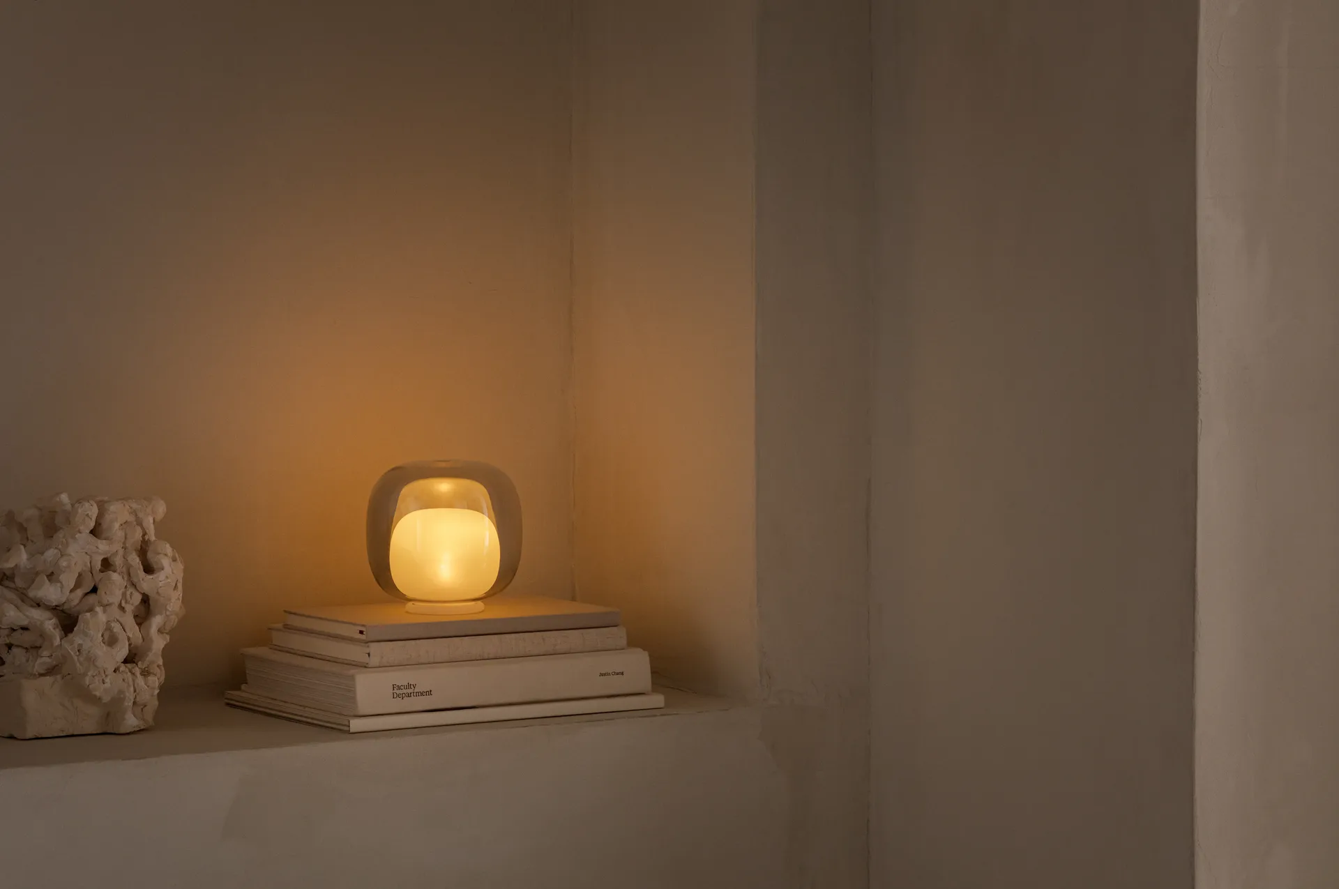 Eva Solo Windlicht LED Ø12cm, Rauchiges Glas Eva Solo